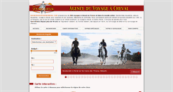 Desktop Screenshot of agenceduvoyageacheval.com