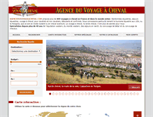 Tablet Screenshot of agenceduvoyageacheval.com